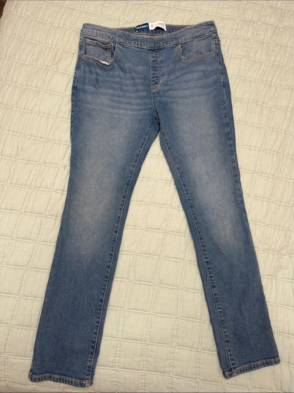 Old Navy Light Blue Girls Slim Jeans